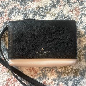Kate Spade black and white shoulder bag